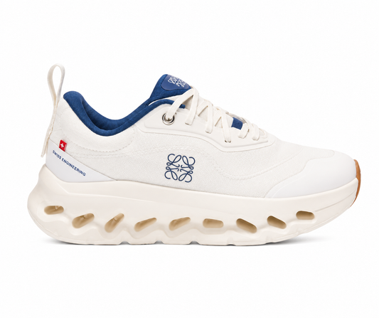 Tenis On Cloud Loewe beige azul
