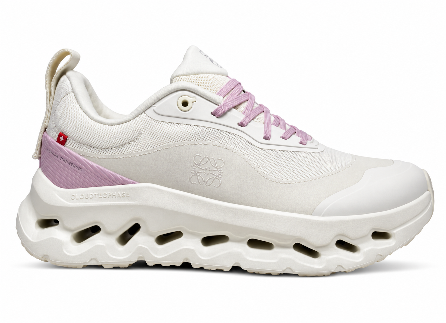 Tenis On Cloud x Loewe rosa