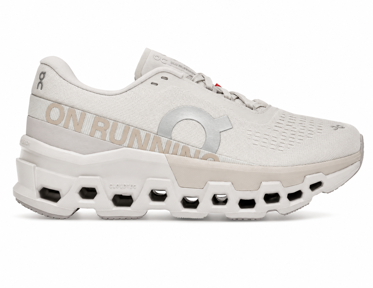 On running beige
